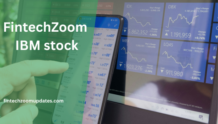 fintechzoom ibm stock