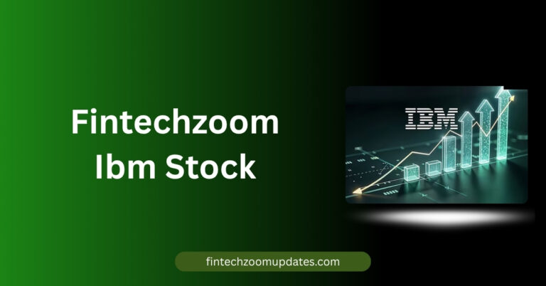 fintechzoom ibm stock