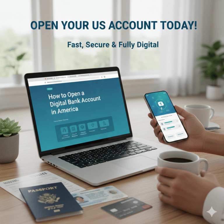 How to Open Digital Bank Account in America 2025 Guide