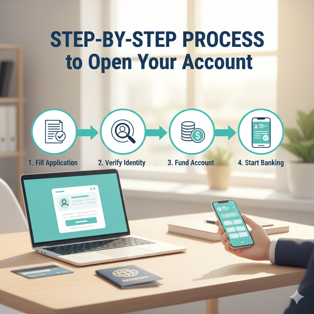Step by Step Process to Open Your Account